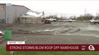 Storm damage in Eaton Township