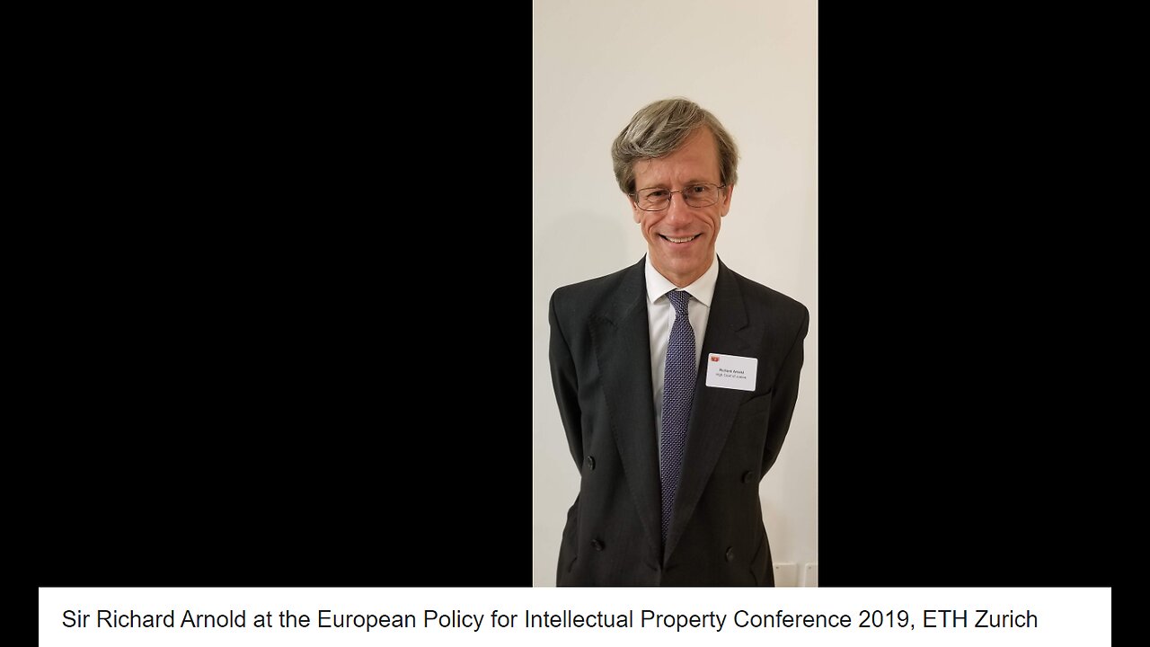 Lord Arnold: Another "British" Judge - He was trained as a chemist before becoming a barrister!