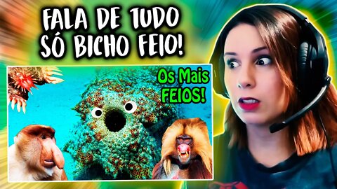 Os Bichos mais Estranhos e Bizarros do Mundo! Só Bicho FEIO! - REACT