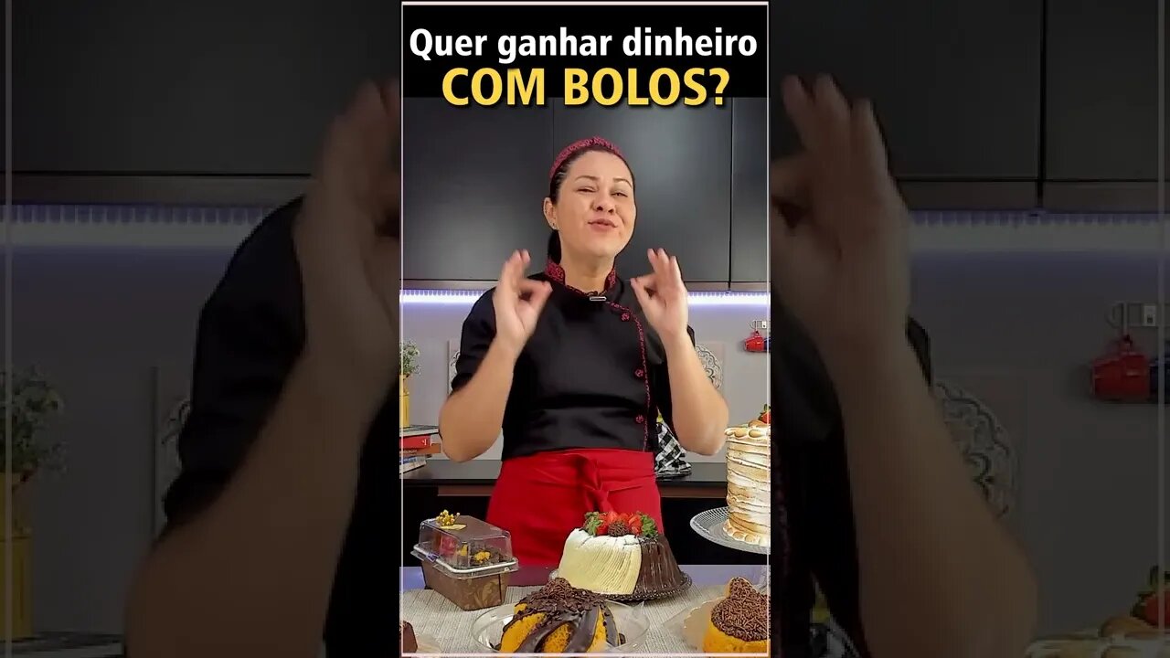 Quer ganhar dinheiro com bolos mas não sabe fazer um bolo de caixinha? EU POSSO TE AJUDAR!!! #Shorts