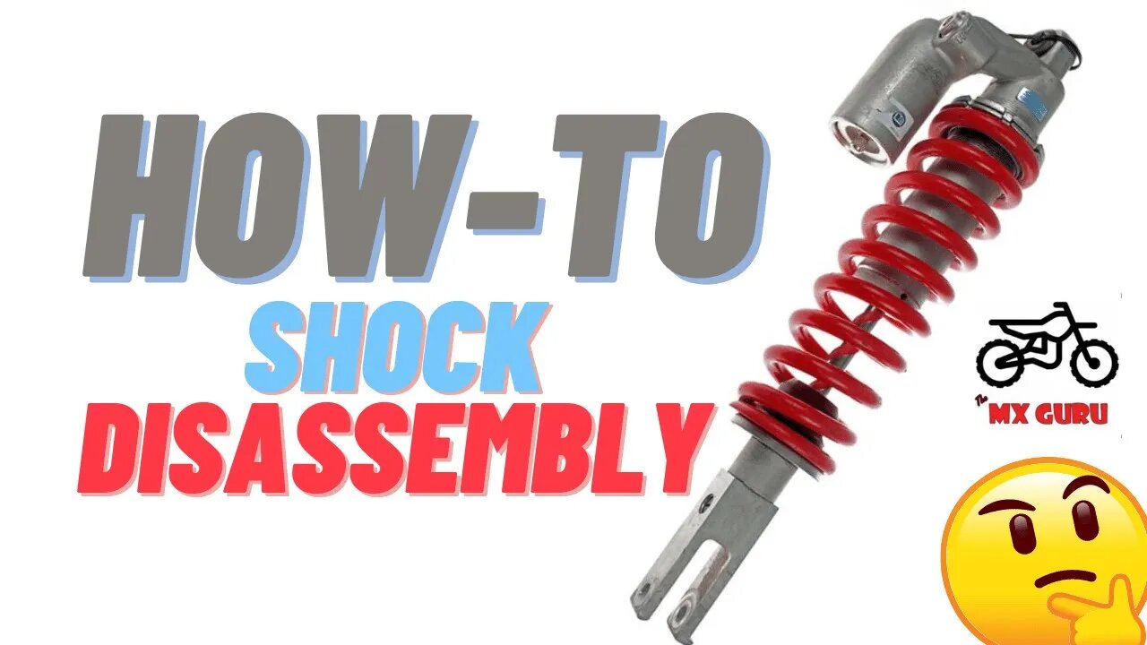 How to disassemble your dirtbike shock!