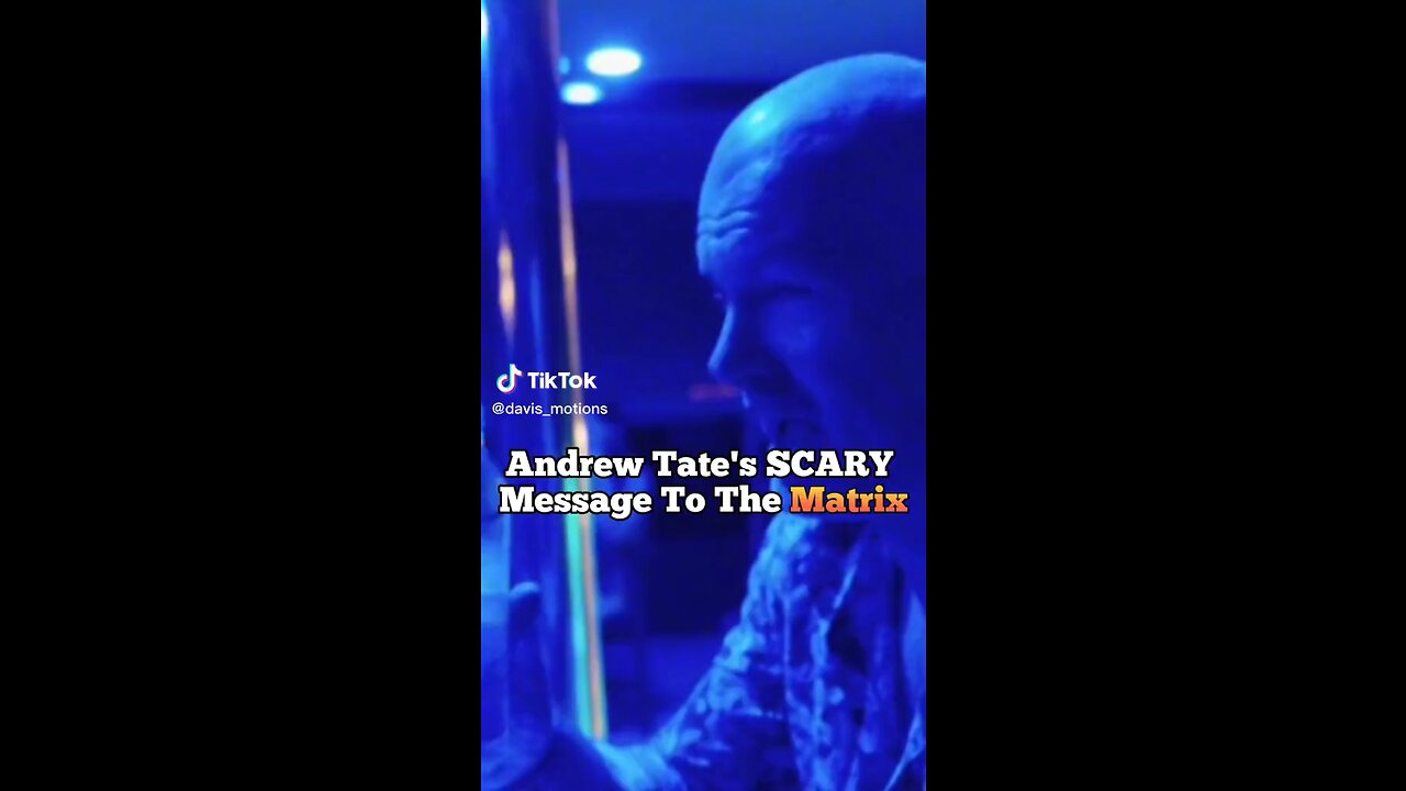 ANDREW TATE SCARY MESSAGE