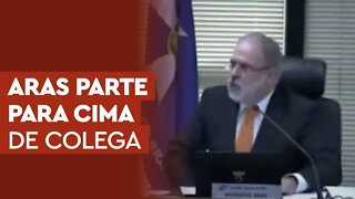 Vídeo: Augusto Aras parte para cima de colega depois de bater boca