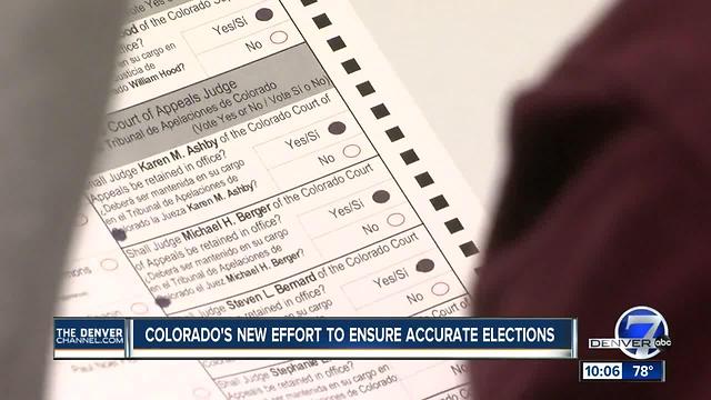Colorado first state to use algorithm software to safeguard election