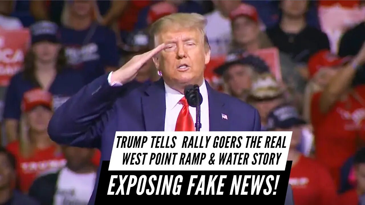 Trump Tells the Real Ramp Story and Exposes the Fake News Narrative