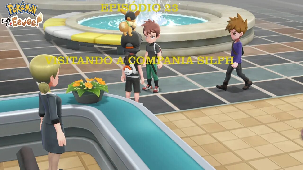 POKEMON LETS GO EEVEE EP 23 VISITANDO COMPANIA SYLPH