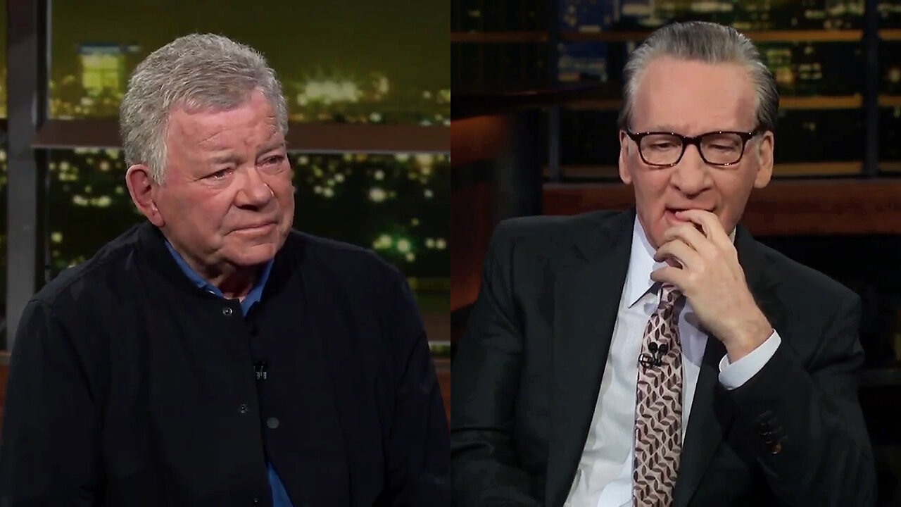 William Shatner Tells Maher He Could Be Killed By Fed-Up Viewer: 'You've Said Enough! Bang!'