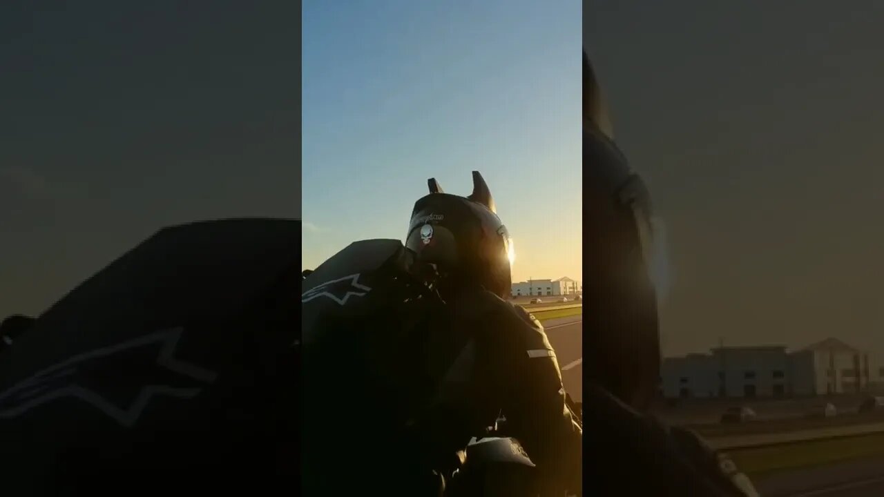 Ninja ZX-6R sunset ride