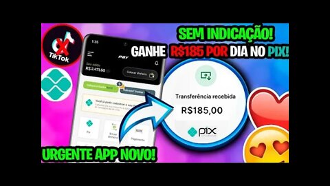 NOVO! LANÇOU APP PARA GANHA DINHEIRO de VERDADE PAGANDO NA HORA - Como Ganhar Dinheiro✅