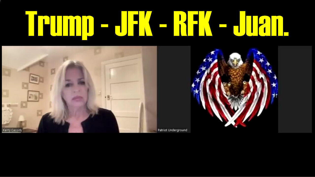 Trump - JFK - RFK - Juan ~ Patriot Underground w/ Kerry Cassidy HUGE
