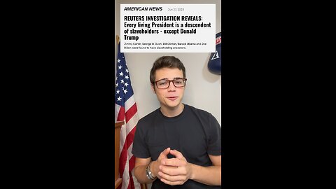 Trump the ONLY president that doesnt come from slavers?