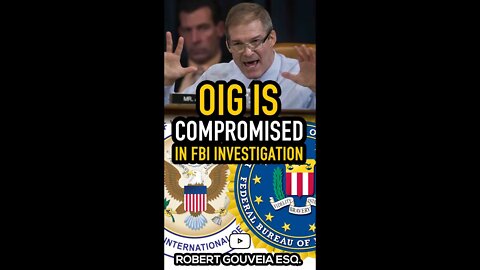 Jim Jordan Says OIG is COMPROMISED #shorts