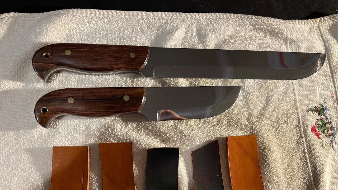 New omelette pan, solar meatloaf,and trying to design a sheath