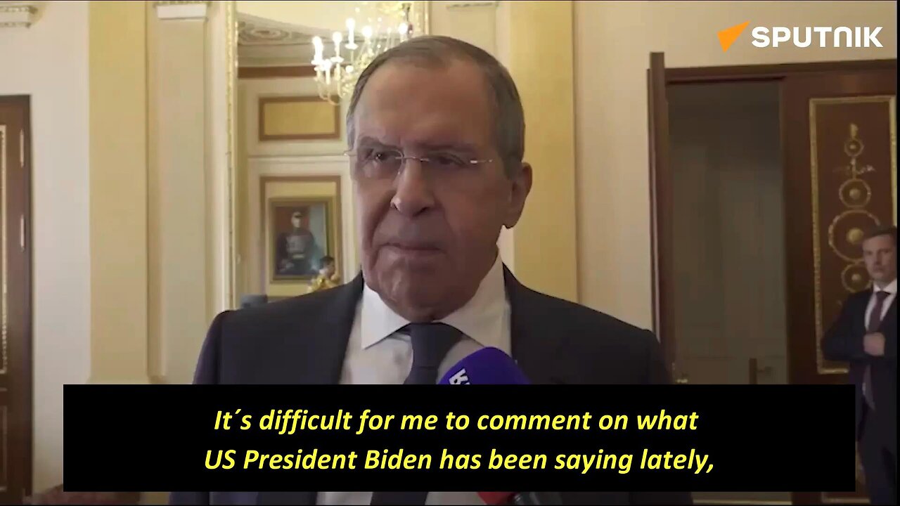 Lavrov comments on statements by Biden and Zelensky about Russian nuclear threat