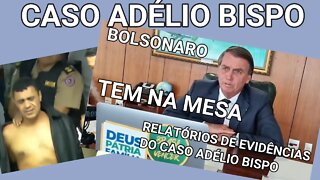 ADÉLIO BISPO RELATÓRIO NA MESA DE BOLSONARO.