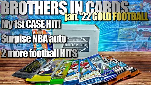 Brothers in Cards Football GOLD Box January 2022 | Night Moves CASE HIT, FREE NBA AUTO + More HITS!