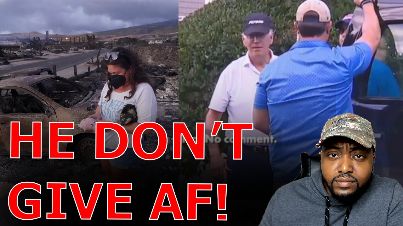 Joe Biden DESTROYED For Vacationing And REFUSING To Comment On 'War Zone' Maui Wildfires Disaster!