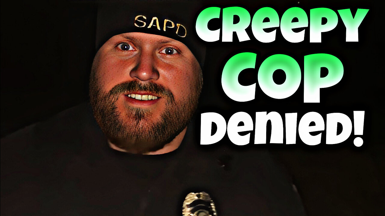 Creepy cop tries getting in man’s house and FAILS!!