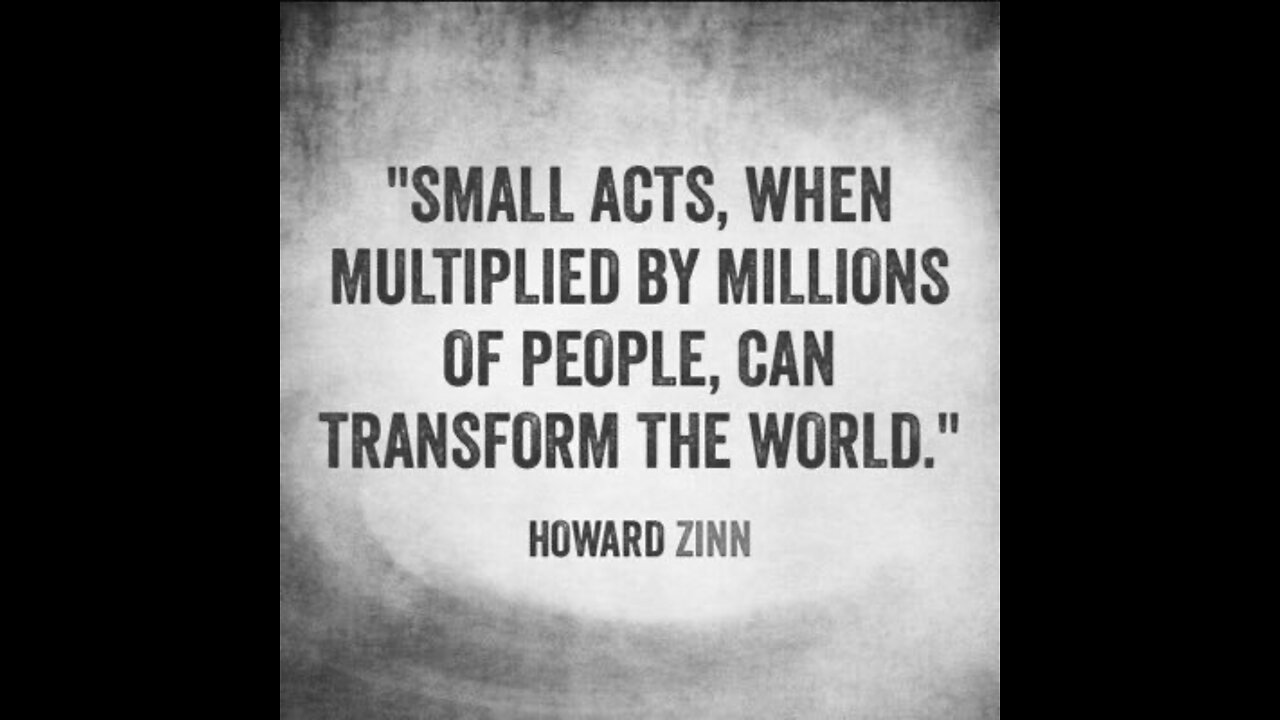 Small Acts of Love can save a life and change the world/ Humanity!!