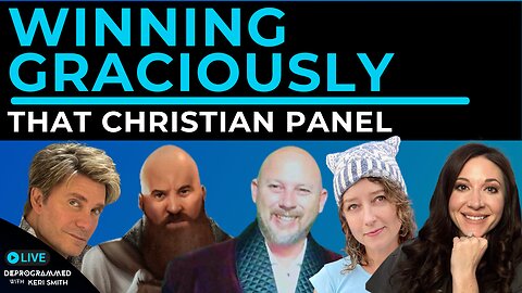 Winning Graciously - LIVE That Christian Panel with Special Guest VIC MIGNOGNA