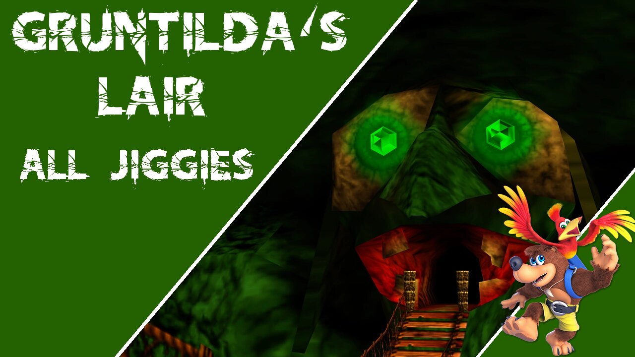 Banjo-Kazooie - Grunty's Lair - All Jiggy Locations