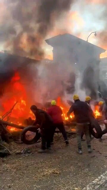 country folk in france are ready to end the regime...
