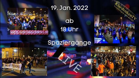 RESTREAM I Spaziergänge aus Hamm, Dortmund und München am 19.01.2022