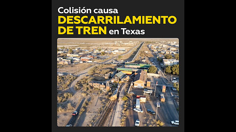 Tren se descarrila en Texas tras colisión con un camión