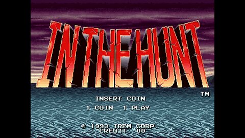 In the Hunt Arcade Game, Irem 1993, playthrough