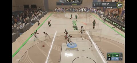 NBA2K23 THE GOAT plays with Kyrie Irving.