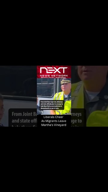 Liberals Cheer As Illegals Leave Marthas Vineyard #shorts