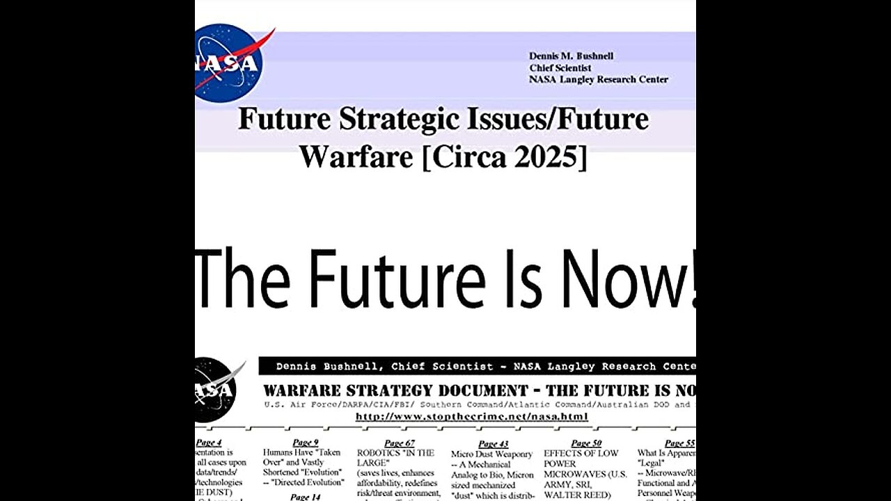 Warning: NASA Leaked Document from 2013