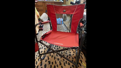 GCI Outdoor Freestyle Rocker Portable Rocking Chair & Outdoor Camping Chair, Cinnamon