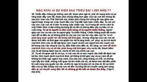 CHÚC THƯ THỨ BA. Ch.61 - Những Sự Khích Lệ và Các Cảnh Báo.P1