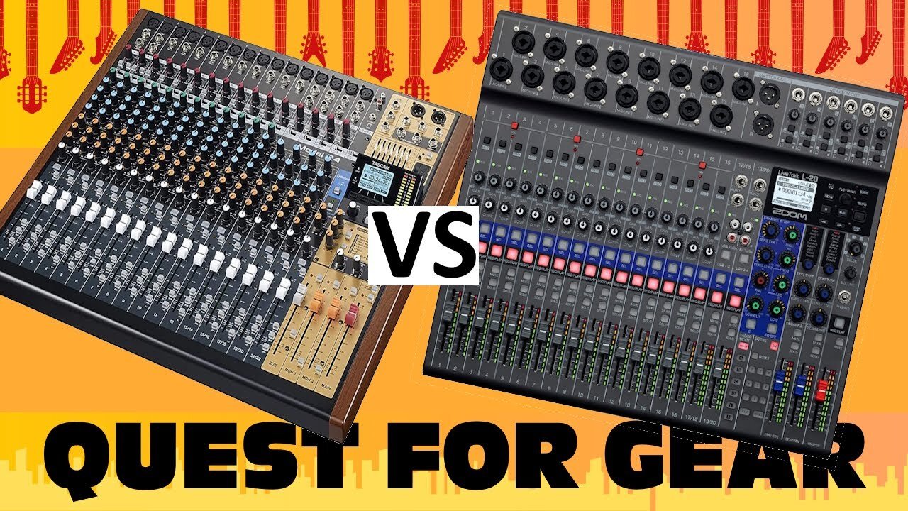 Long winded rant: Tascam Model 24 vs Zoom LiveTrak L-20