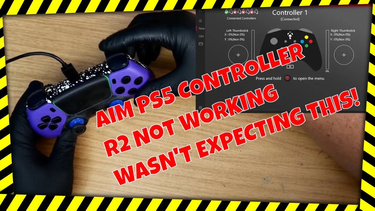 AIM PS5 Modded Controller R2 Digital Trigger Not Working