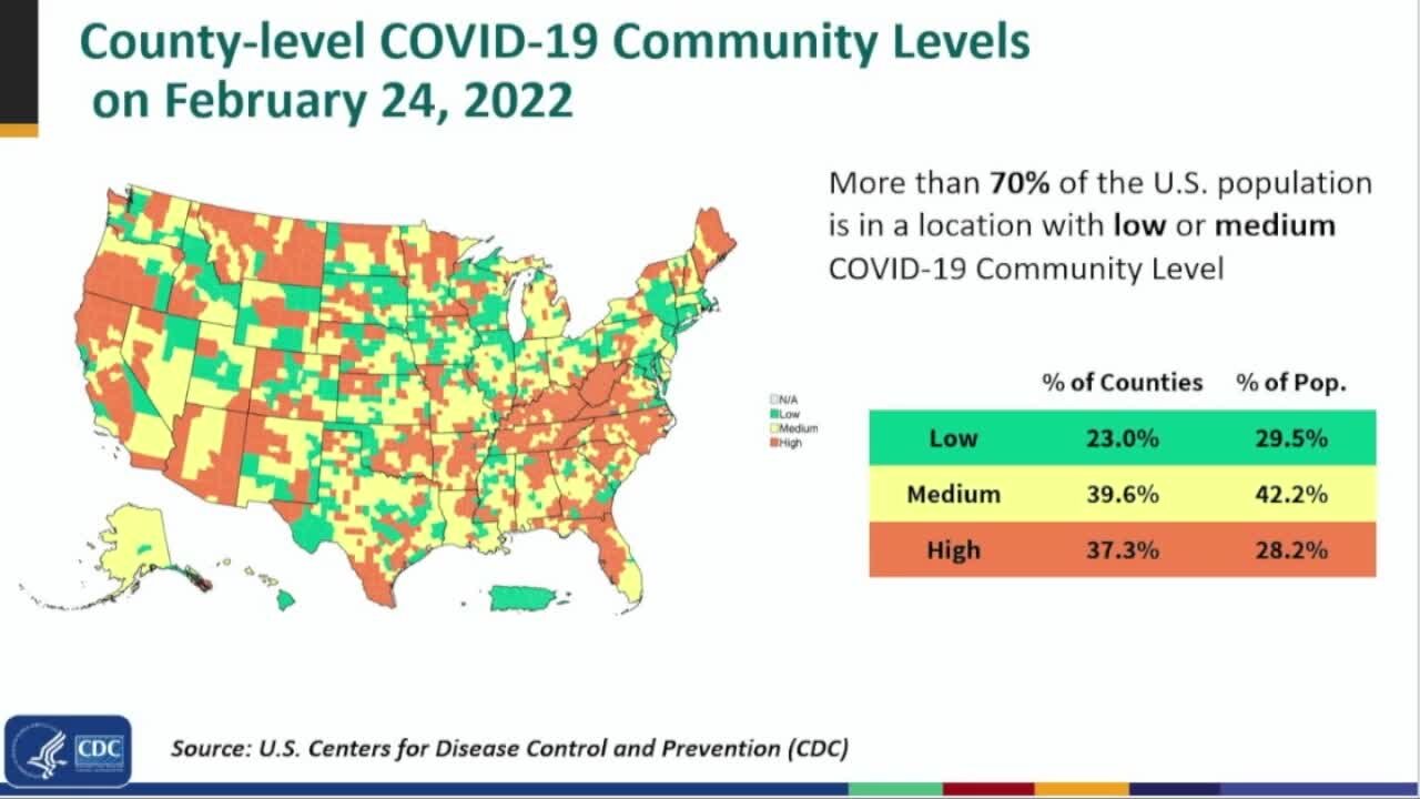 CDC offers new guidance that allows more people to shed masks