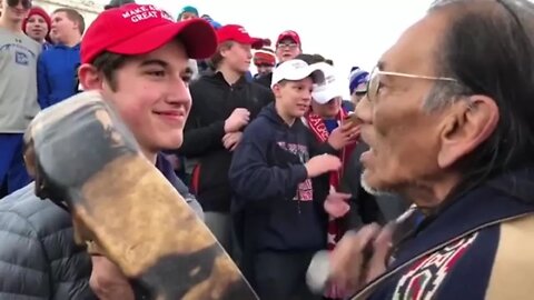 Nick Sandmann Black Douchebag Berates Young Kids FULL VIDEO