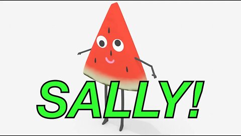 Happy Birthday SALLY! - WATERMELON Birthday Song