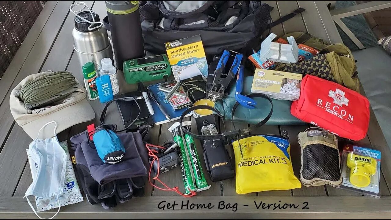 Get Home Bag - Version 2. Almost there.