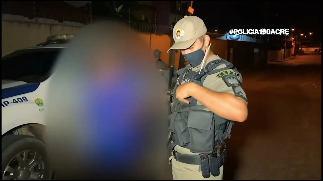 PAZ PRENDE MULHER COM ESCOPETA | REC POLÍCIA 190