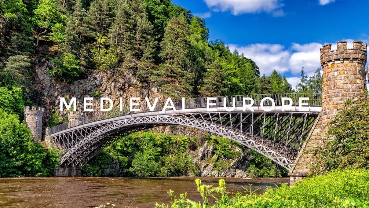 Medieval Europe - 4K Scenic Relaxation Film With Calming Music
