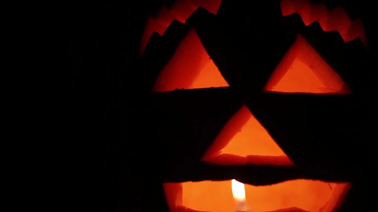 Beachfront B Roll Jack o' lantern Free to Use HD Stock Video Footage