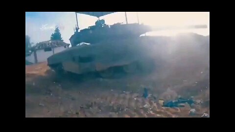 IDF Merkava Tank gets cooked by Hamas in Gaza