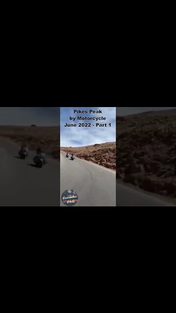 Pikes Peak on Honda Goldwing - Part 1#shorts