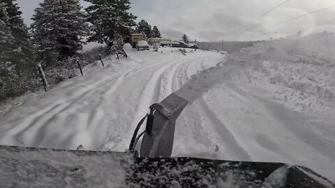 Nice powder, blowing some powder with a different view.