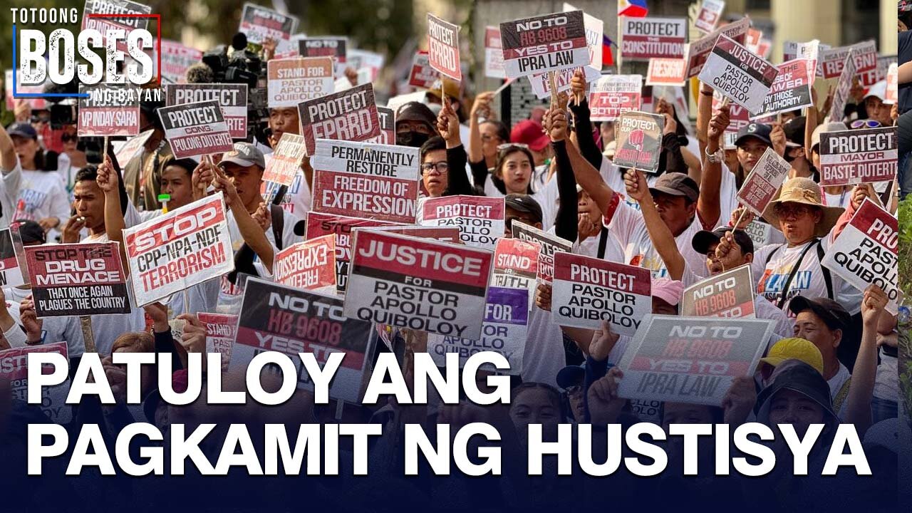 Supporters ni Pastor Apollo C. Quiboloy, patuloy ang pagkamit ng hustisya sa mapayapang paraan