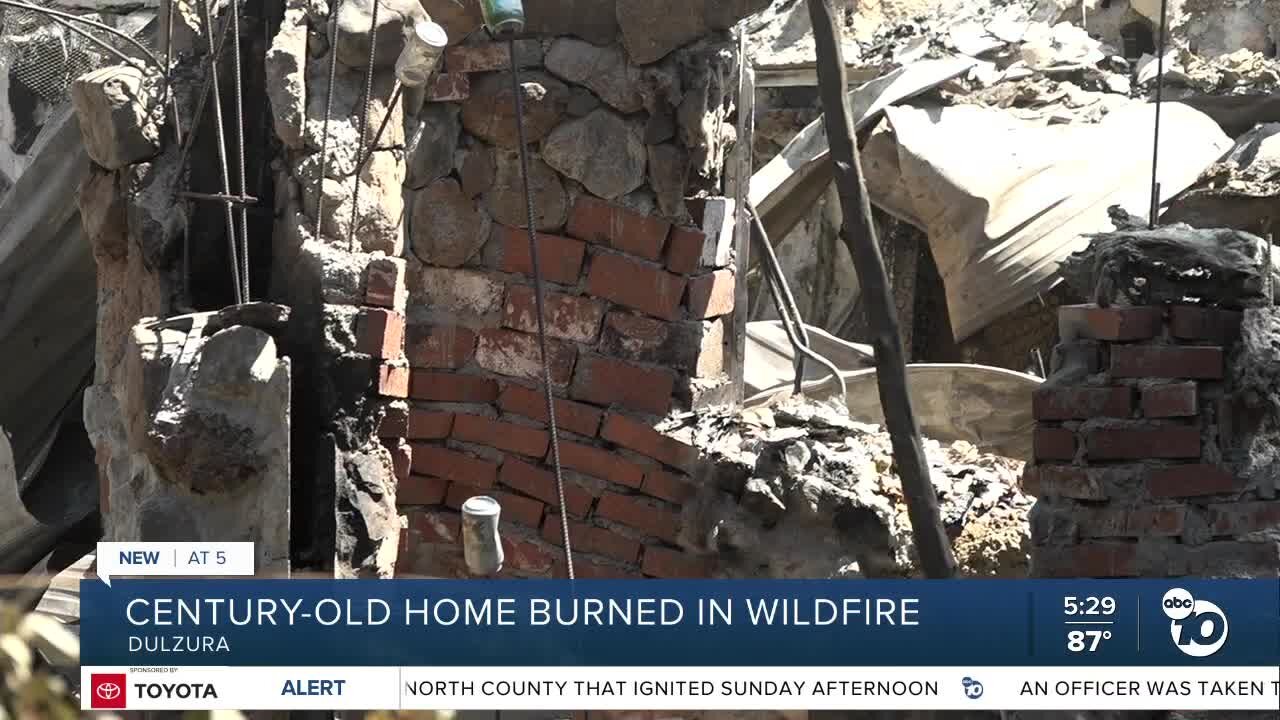 'Amazing' discovery after Border 32 Fire burns century-old home