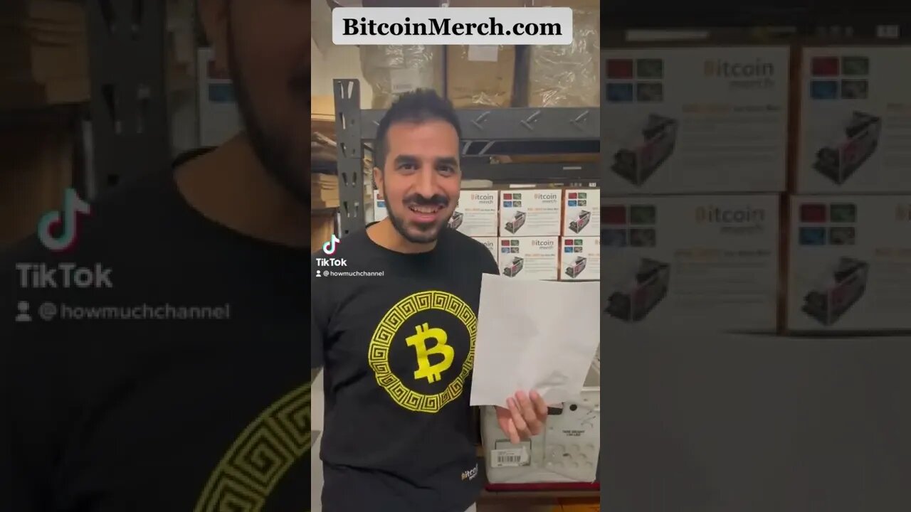 I just got an order on Bitcoin Merch! #shorts