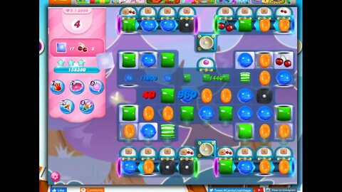 Candy Crush Level 3695 Talkthrough, 12 Moves 0 Boosters